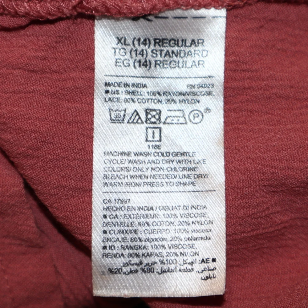 Old NAVY PINK‎ TOP EMBROIRDERED GIRLS XL